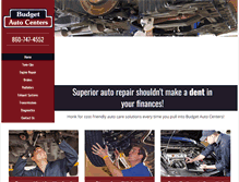 Tablet Screenshot of budgetautocenterinc.com